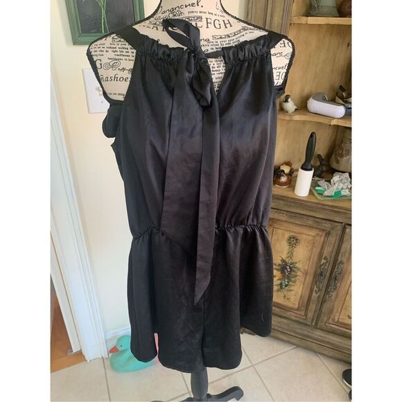 Victoria Secret’s Black Satin Romper - Picture 9 of 9